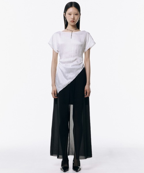 トップス josemoon asymmetry top JOSE MOON tシャツ ASSYMMETRY TOP/アシンメトリートップ
