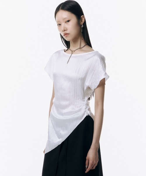 JOSE MOON tシャツ ASSYMMETRY TOP/アシンメトリートップ