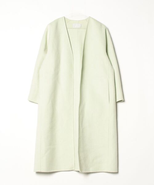 CELFORD（セルフォード） ノーカラーコート 36 グリーン レディース
