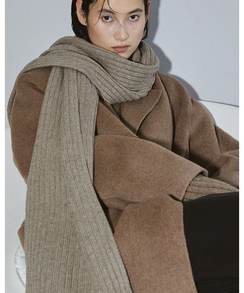 「TODAYFUL」 マフラー FREE グレイッシュベージュ レディース_画像3