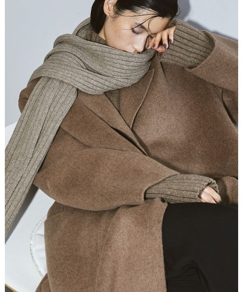 「TODAYFUL」 マフラー FREE グレイッシュベージュ レディース_画像4