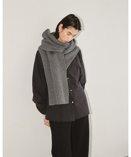 「TODAYFUL」 マフラー FREE グレイッシュベージュ レディース_画像5