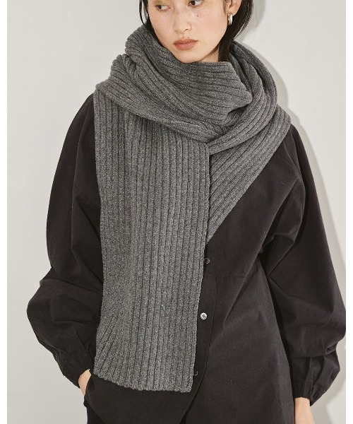 「TODAYFUL」 マフラー FREE グレイッシュベージュ レディース_画像7