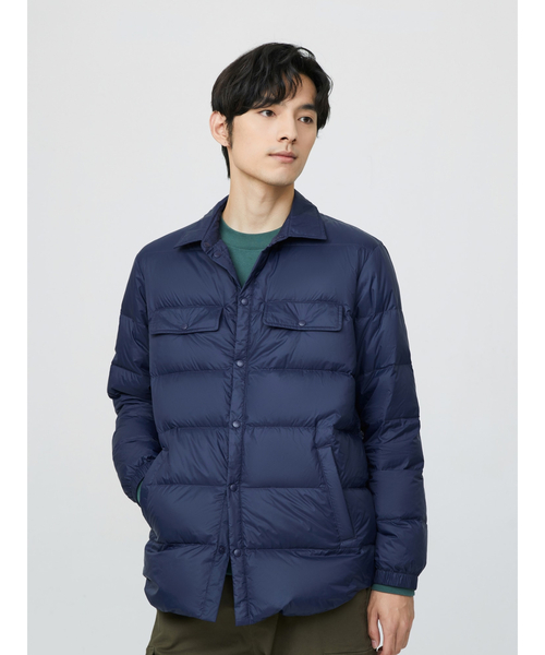 GAP（ギャップ） ダウンジャケット S ネイビー メンズ : ZOZOTOWN