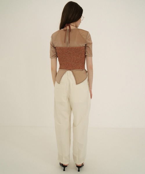 CLANE（クラネ） チューブトップ ベアトップ HEATHER COTTON KNIT
