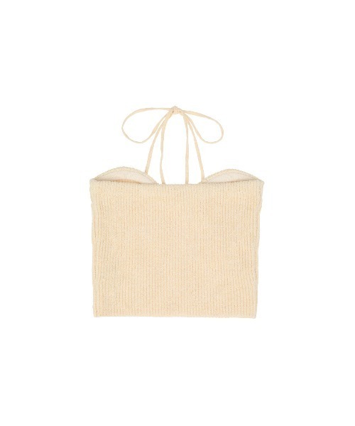CLANE（クラネ） チューブトップ ベアトップ HEATHER COTTON KNIT
