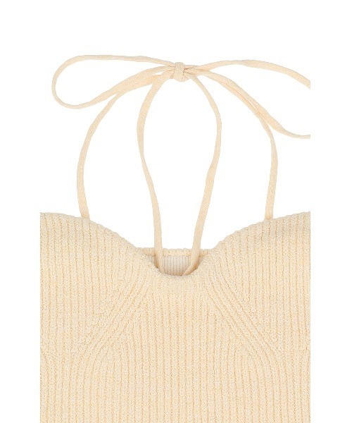 CLANE（クラネ） チューブトップ ベアトップ HEATHER COTTON KNIT