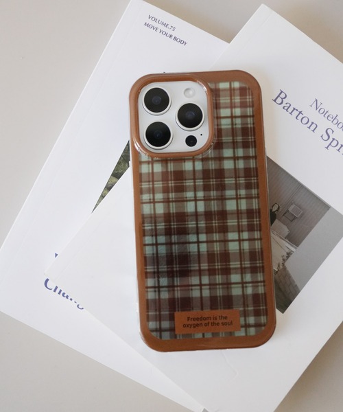 Port（ポート） スマホケース 「 」 ナチュラル マルチ チェック