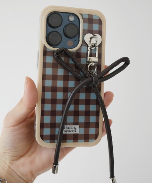 Port（ポート） スマホケース 「 」 ナチュラル マルチ チェック