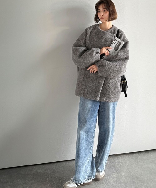 ワイドボード イーグルノーズ ファンボード 5’5 タウン&カントリー 164c classicalelf（クラシカルエルフ） ノーカラーコート コート たっぽり