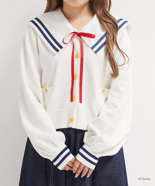 Disney（ディズニー） カーディガン ドナルド/ マリンカーディガン