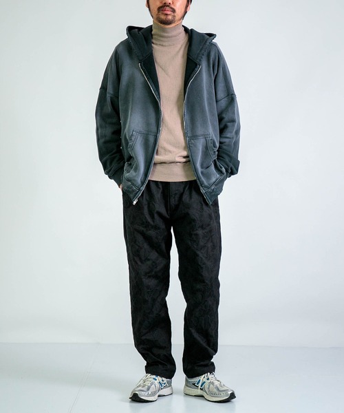 パーカー 「MOOJI MOOJI」 OVERSIZE Z/UP HOODIE / オーバーサイズ