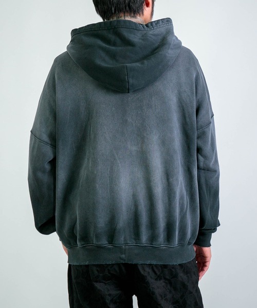 パーカー 「MOOJI MOOJI」 OVERSIZE Z/UP HOODIE / オーバーサイズ