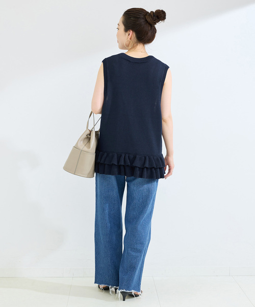 BC.STOCK ベスト　ジレ B.C STOCK ベスト ジレ 「追加2」フレンチリネンジレ レディース