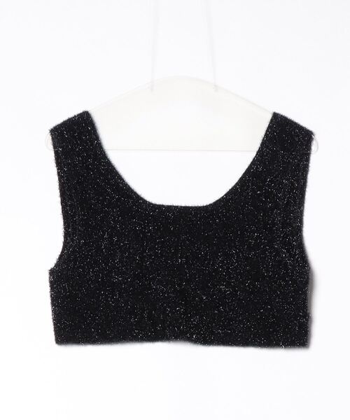 「UNITED ARROWS」 ノースリーブニット FREE ブラック レディース