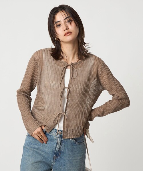 ニット セーター メッシュ 2WAY プルオーバー ニット ２ -ウォッシャブル- レディース