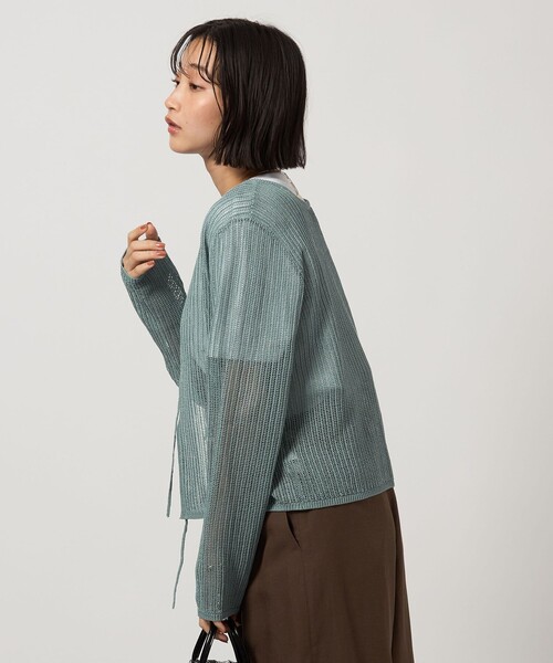 ニット セーター メッシュ 2WAY プルオーバー ニット ２ -ウォッシャブル- レディース