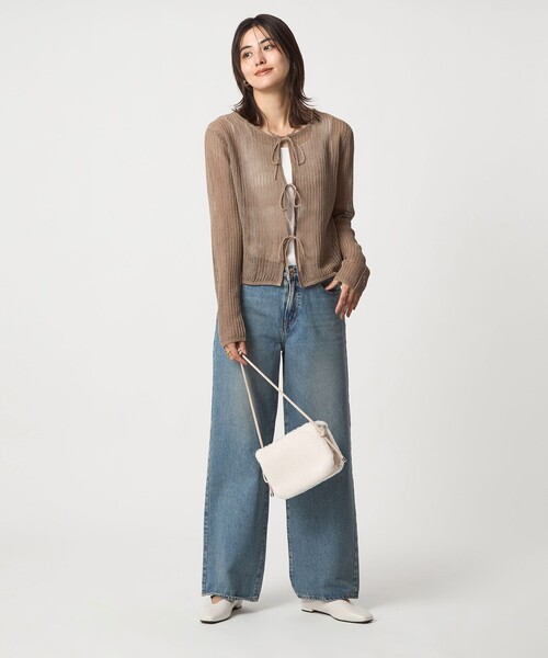 ニット セーター メッシュ 2WAY プルオーバー ニット ２ -ウォッシャブル- レディース