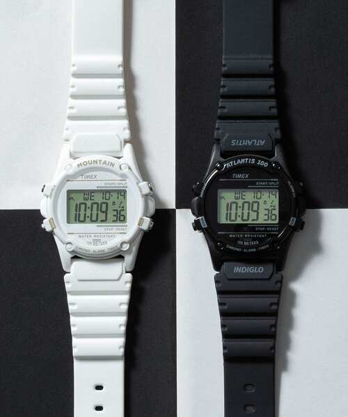 TIMEX 「TIMEX」 デジタル腕時計 ONE ブラック系その他 メンズ