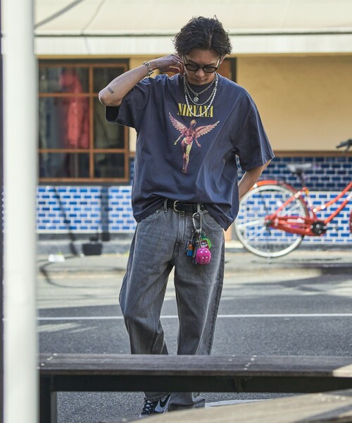 「PUBLUX」 半袖Tシャツ MEDIUM ブラック メンズ