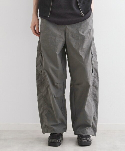 andrew mackenzie ダークグレー カーゴパンツ tk.TAKEO KIKUCHI（ティーケータケオキクチ） パンツ バギーバレル