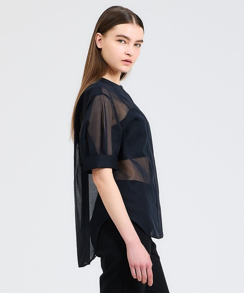 エストネーション ESTNATION レース 半袖ブラウス ESTNATION