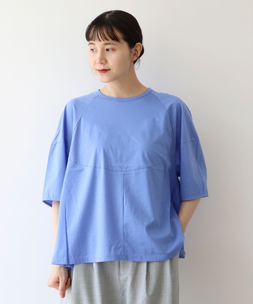 tシャツ スピンギザコットン　ラグランプルオーバー レディース