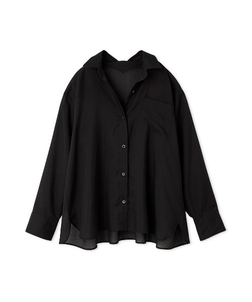 SNIDEL（スナイデル） ブラウス シャツ Sustainableシアーシャツ