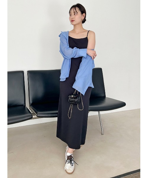 SNIDEL（スナイデル） ブラウス シャツ Sustainableシアーシャツ
