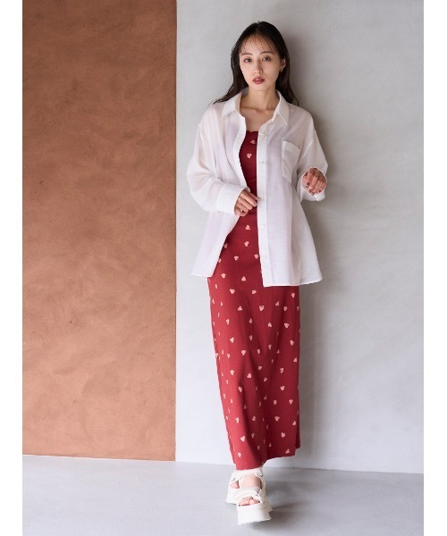 SNIDEL（スナイデル） ブラウス シャツ Sustainableシアーシャツ