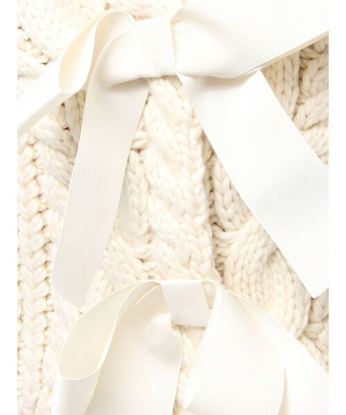 Merry jennyメリージェニー ribbon ribbonカーディガン セール】ribbon ribbon カーデイガン（カーディガン/ボレロ）｜merry