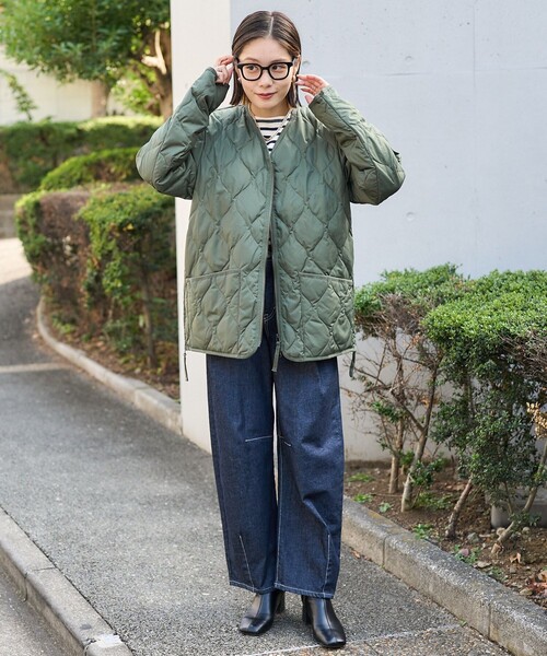 「TAION」 ダウンジャケット LARGE ブラック レディース