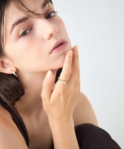 ete（エテ） 指輪 リング 「トリカラー」 ボクシー リング ミディアム