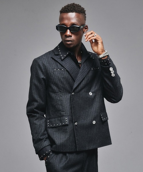 ANDER HUNK ジャケット テーラードジャケット Studs Design