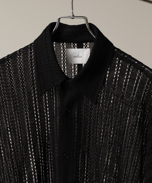 「welise」 半袖シャツ M ホワイト系その他 メンズ_画像6