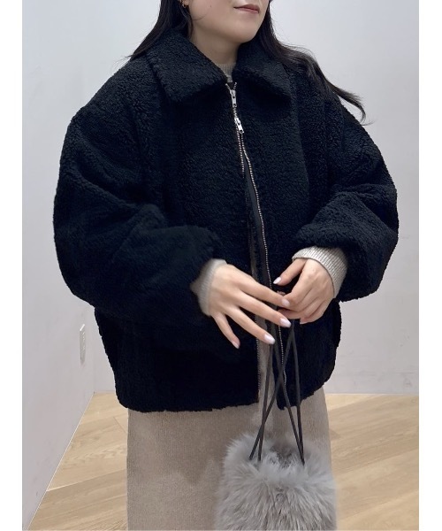 STYLEMIXER ボアブルゾン STYLEMIXER（スタイルミキサー） ブルゾン アウター 「niaulab TV by