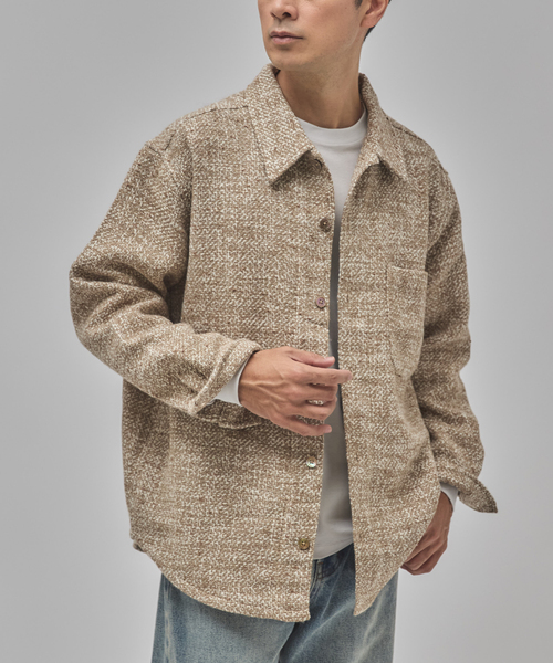 EDIFICE（エディフィス） コート ジャケット Frank ツイード シャツ