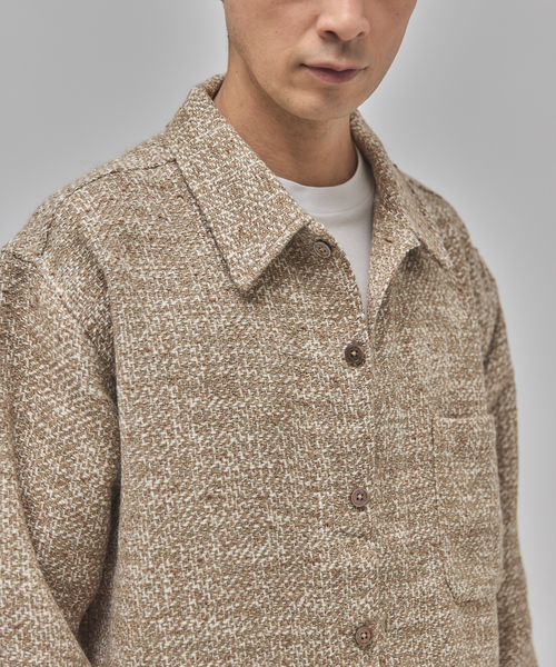 EDIFICE(エディフィス) コート ジャケット Frank ツイード シャツ EDIFICE(エディフィス) コート ジャケット Frank ツイード シャツ