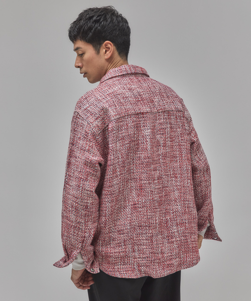 EDIFICE（エディフィス） コート ジャケット Frank ツイード シャツ