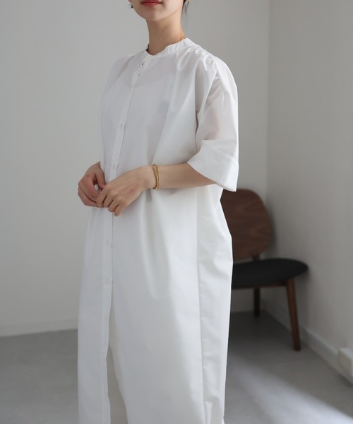 「sakishimatokyo」 半袖ワンピース FREE ホワイト レディース_画像2