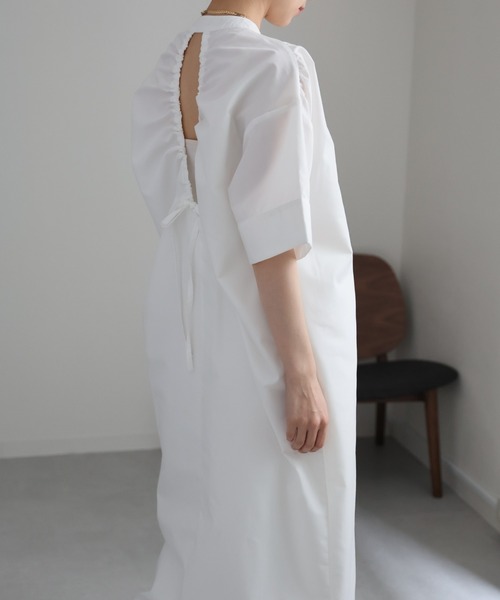 「sakishimatokyo」 半袖ワンピース FREE ホワイト レディース_画像3