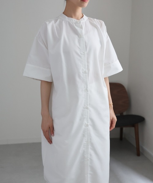 「sakishimatokyo」 半袖ワンピース FREE ホワイト レディース_画像4
