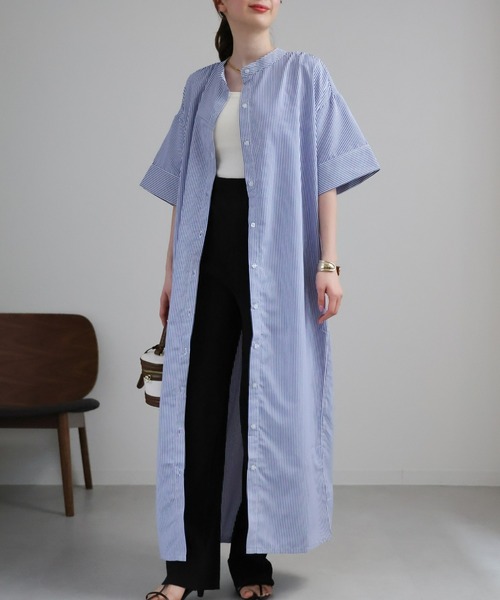 「sakishimatokyo」 半袖ワンピース FREE ホワイト レディース_画像7