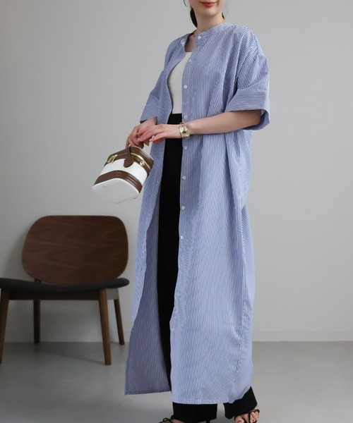 「sakishimatokyo」 半袖ワンピース FREE ホワイト レディース_画像8