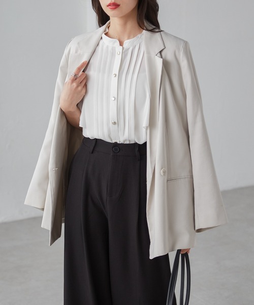 「RANAN」 半袖ブラウス M ホワイト系その他 レディース_画像2