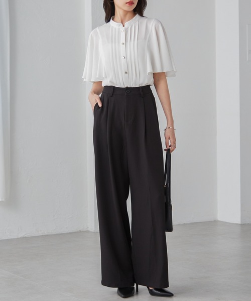 「RANAN」 半袖ブラウス M ホワイト系その他 レディース_画像3