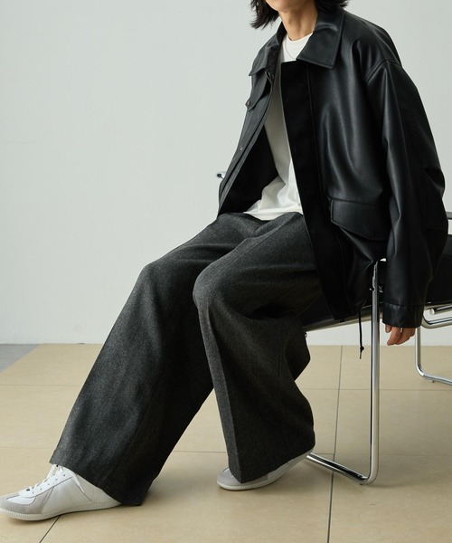 EMMA CLOTHES（エマクローズ） スラックス 「セットアップ対応」テック