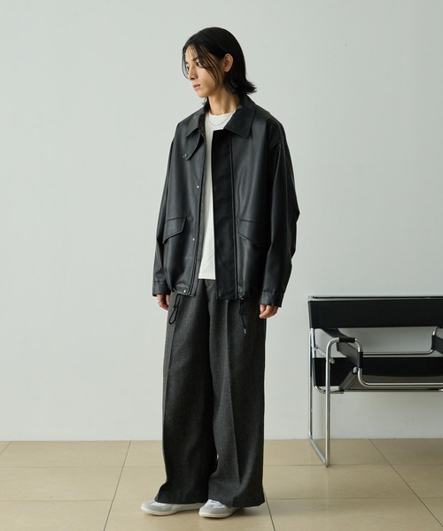 EMMA CLOTHES（エマクローズ） スラックス 「セットアップ対応」テック