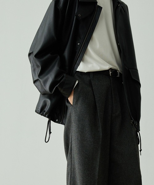 EMMA CLOTHES（エマクローズ） スラックス 「セットアップ対応」テック