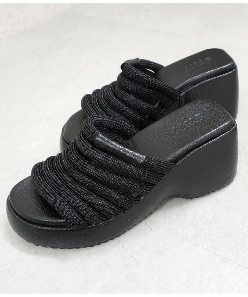 「ANAP」 フラットサンダル M ピンク レディース_画像7